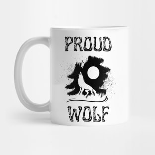 The Proud Wolf Mug